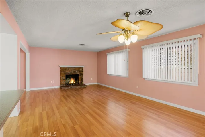 Dining room and family room combination