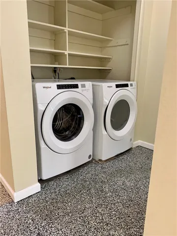 Washer and Dryer included.