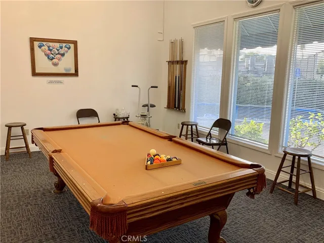 Billiards room.