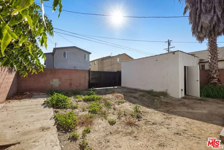 Backyard/Parking Lot
