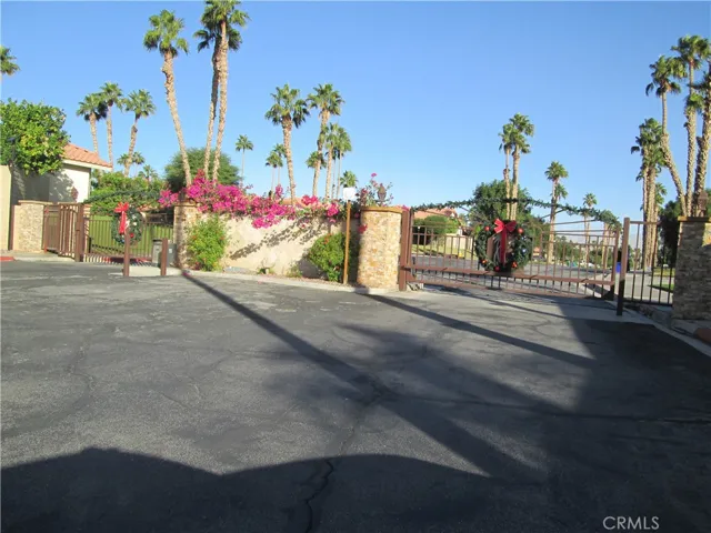 electronic gate for access.