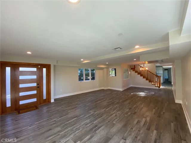 Entry and Living Room.