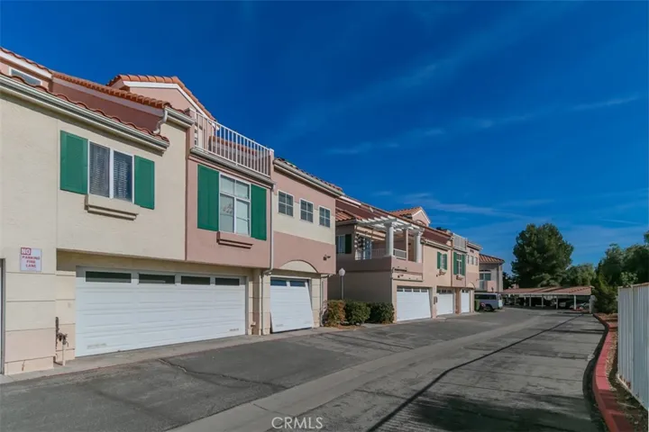 Rear garage
