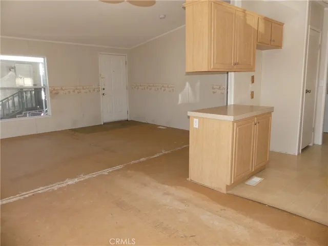 View of Living Room and Kitchen from Dining Area