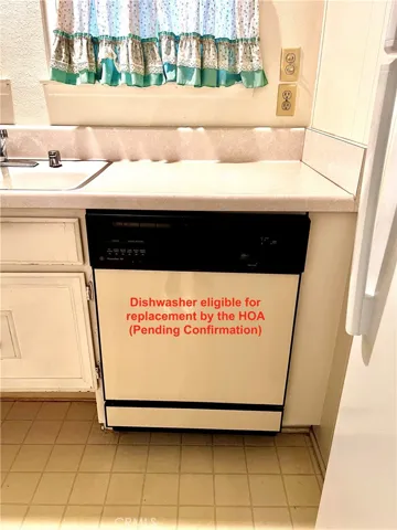 New Owner Can Request a New Dishwasher