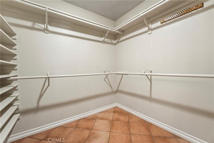Walk-in Closet in Master Bathroom