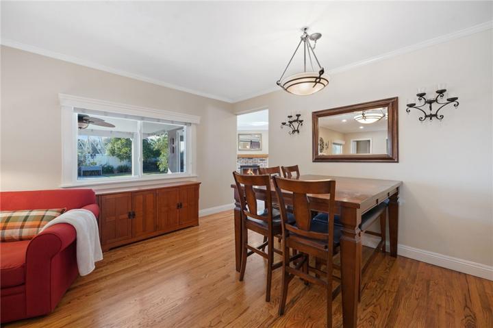 Formal dining area