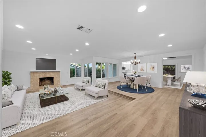 Living Room Virtually Staged