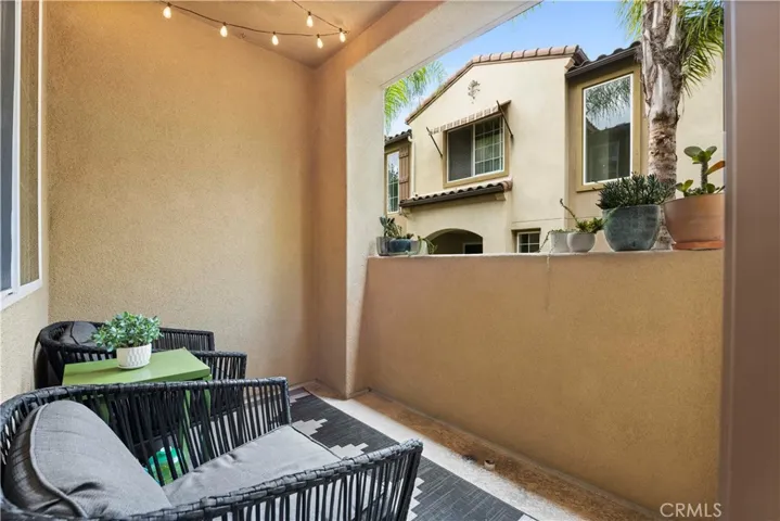 Balcony Space to expand your living space is roomy enough to sit and unwind at.