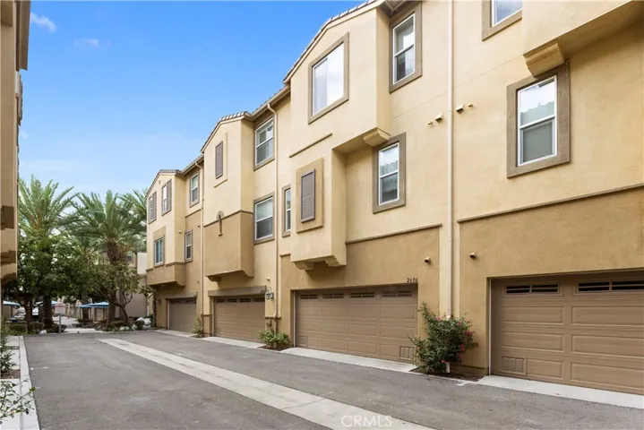 View of garage area for this townhome