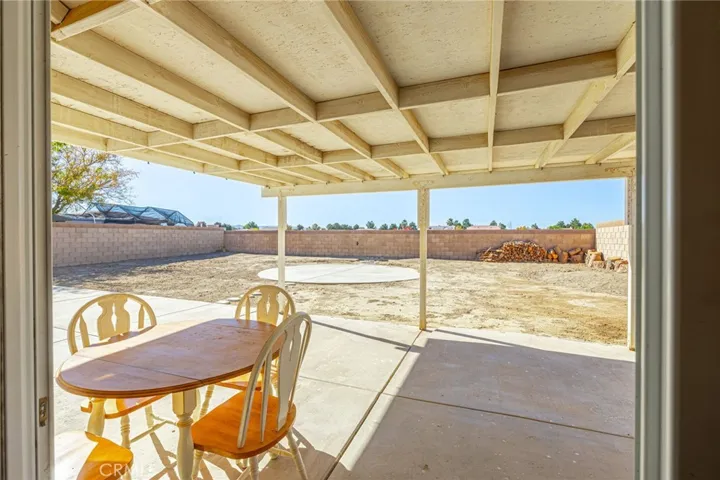 Covered Patio on concrete slab