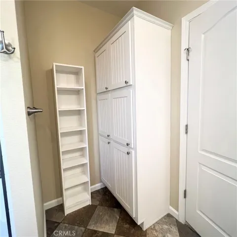Extra storage in primary bathroom