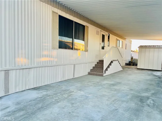 Fresh exterior paint