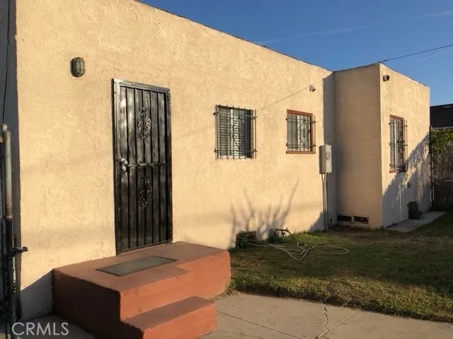Back view of front house
