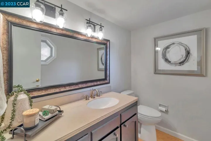 updated powder room