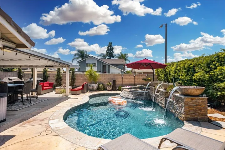 Pool and spa.