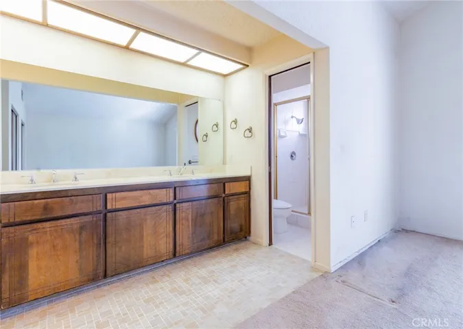 Primary bedroom bathroom area.
