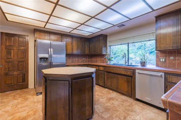 Kitchen area of home.