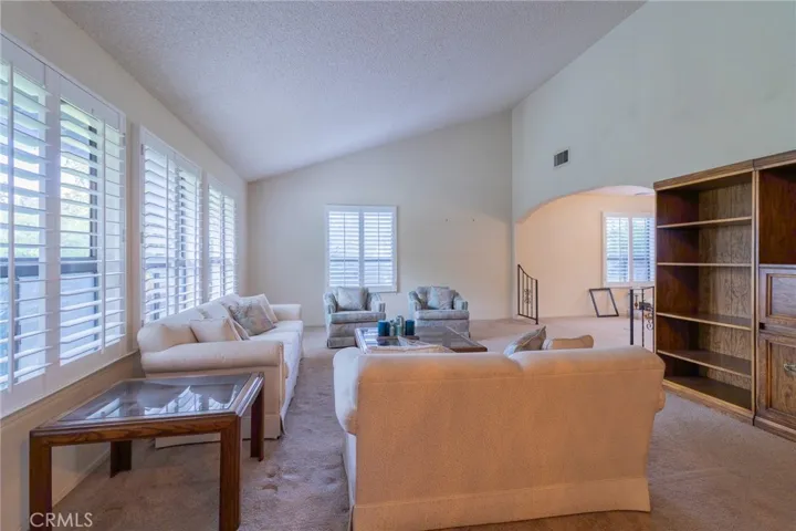 Living room area .