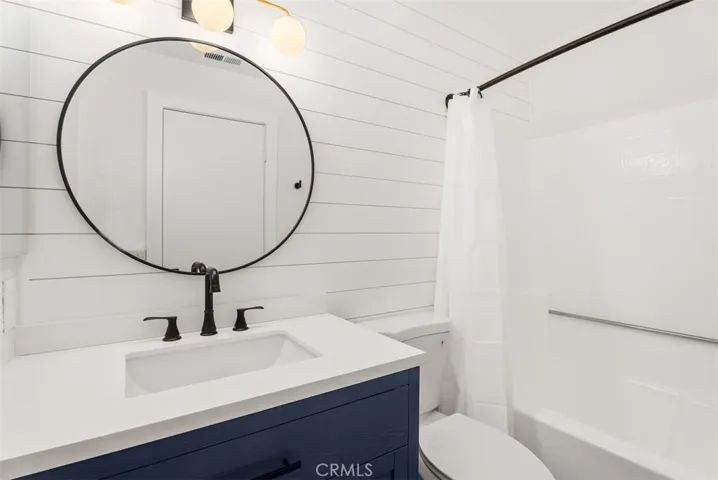 Remodeled guest bathroom