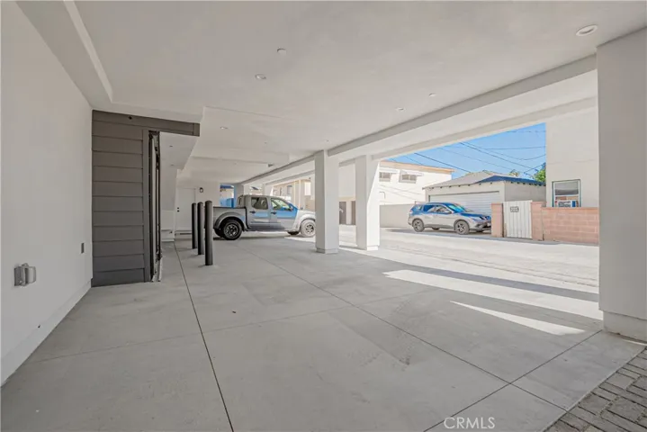 Complex guest parking area.