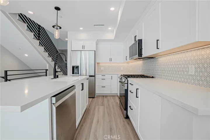 View of kitchen.
