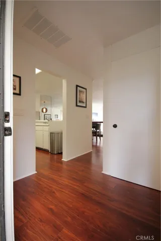 Entry way with engineered hardwood flooring!