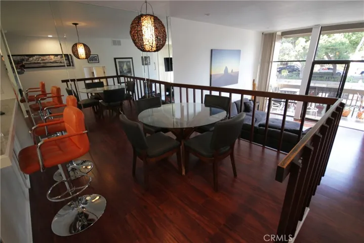 Dining area overlooking the living room!