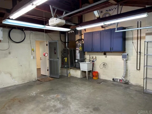 washer/dryer area-garage
