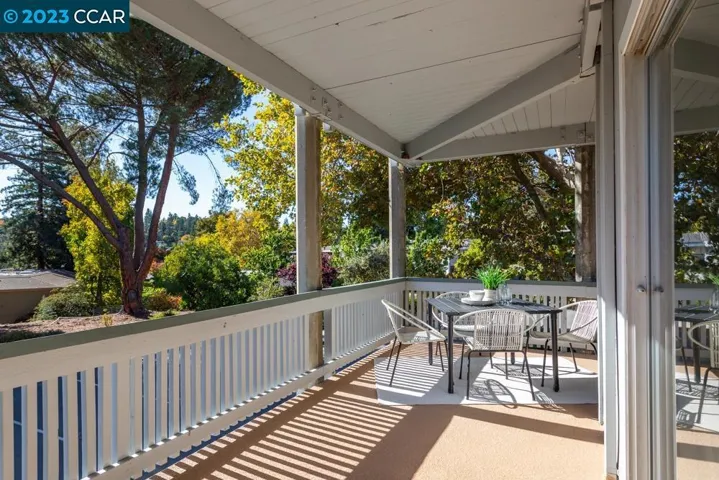 Large private deck