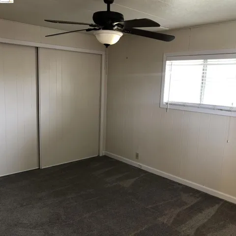 Nice sized bedroom with lots of closet space.