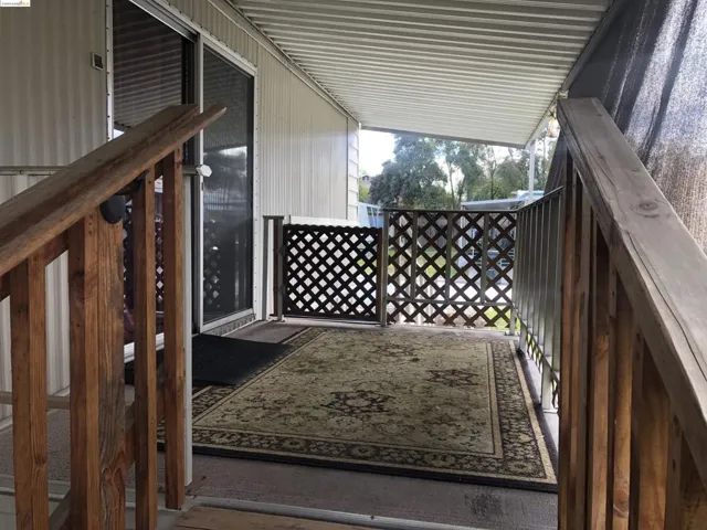 Entry from sliding glass door in Living room, Entry stairs from both ends for convenience.