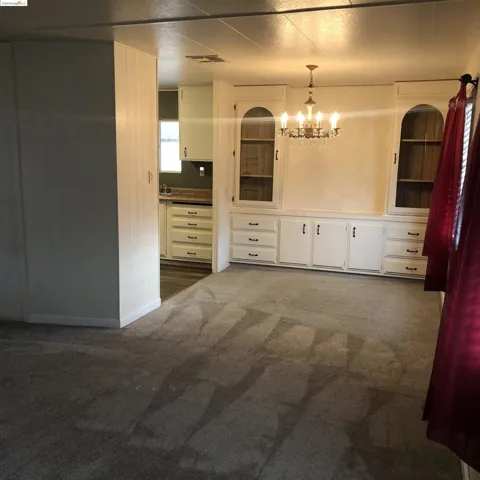 Dining area big enough for a large table