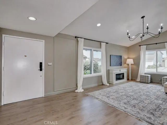 Front door walking into the Living Room.