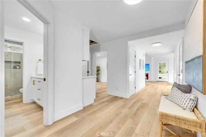 Wide Hallway - all new Luxury Vinyl Wood Flooring