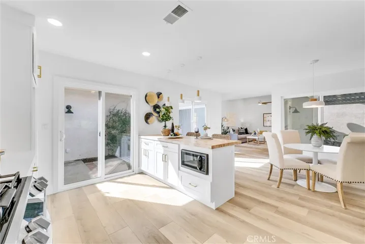 Saturated with natural light from atrium