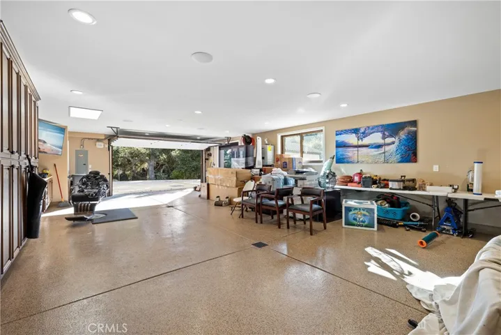 Garage view toward the door.