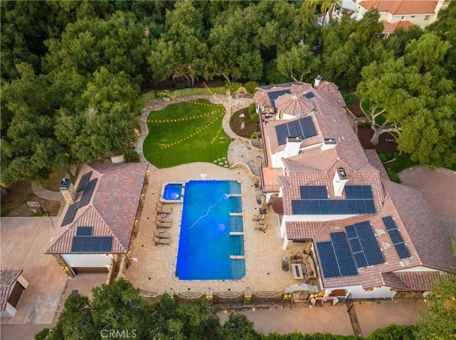 Aerial image overview close up.