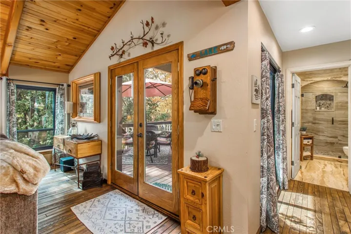 Family room leads out to large deck.  Great for entertaining.