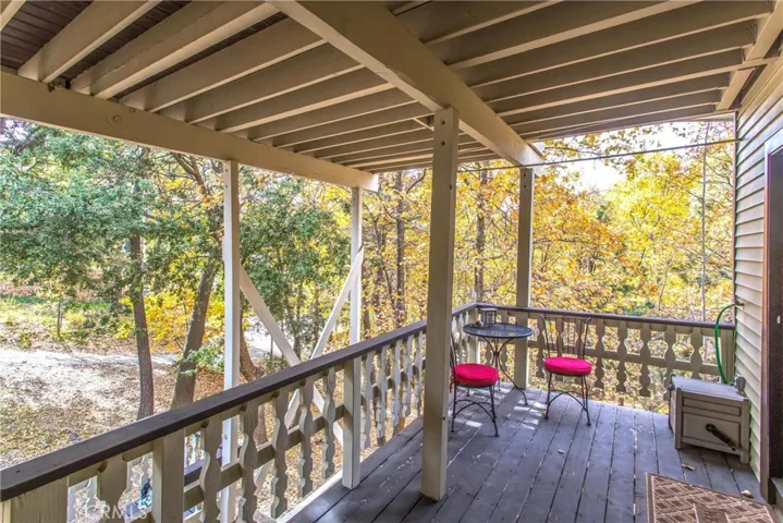 Covered deck off the Suite.
