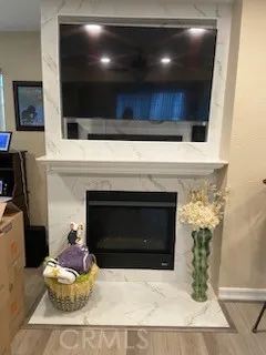 newly updated fireplace