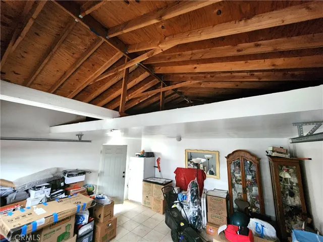 Large garage offers ADU option.