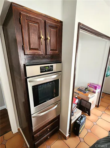 Modern oven.
