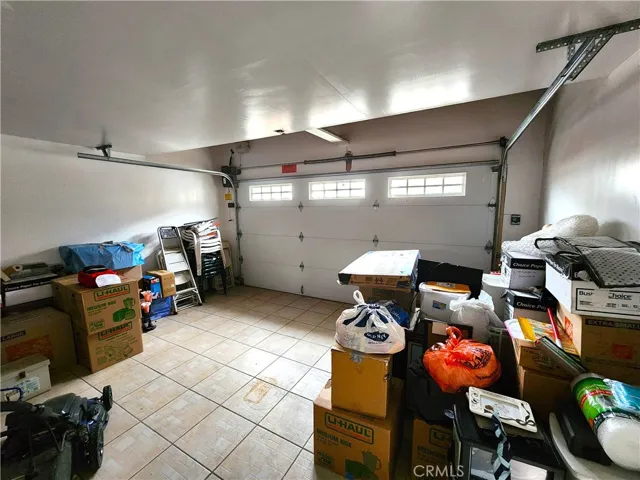 Two-car garage.