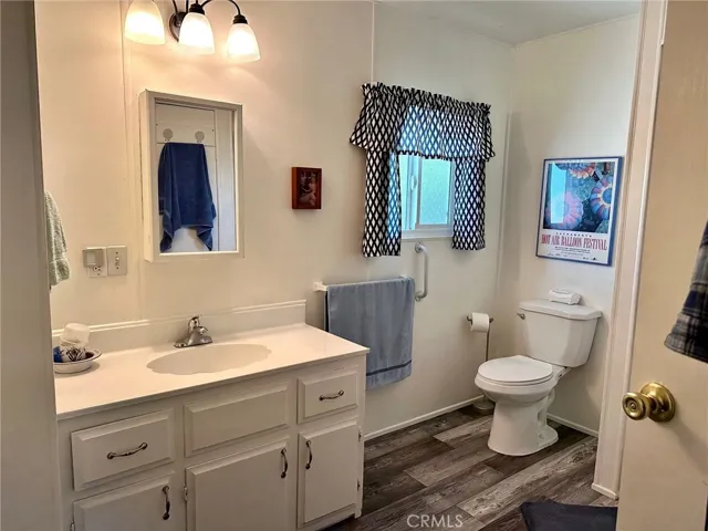 Master bath is so open and spacious