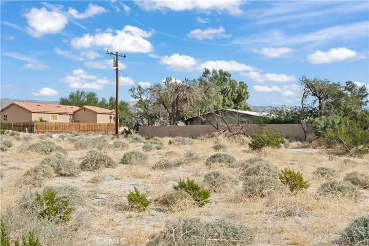 Front of lot from street view