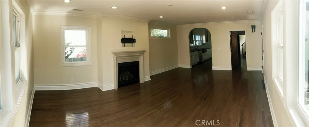 Living room and dining area