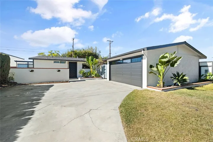 Wide open driveway.