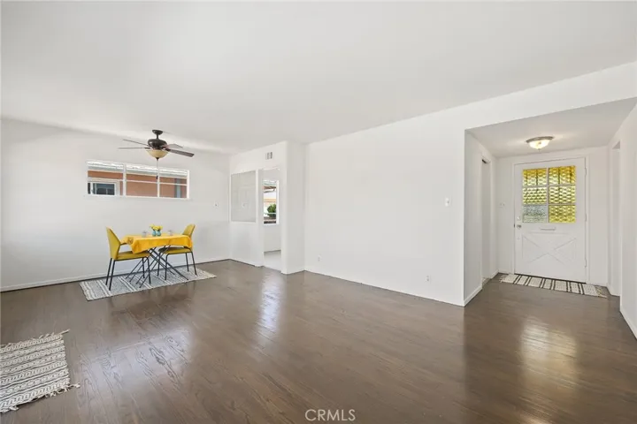 View of Living Room and Dining Area.