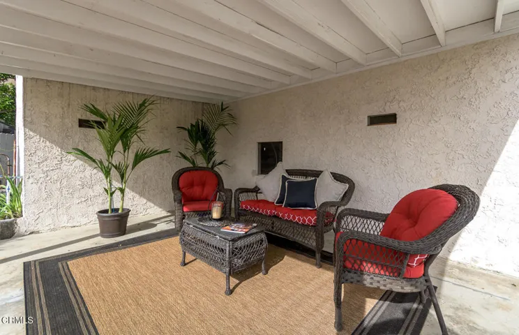 Covered patio